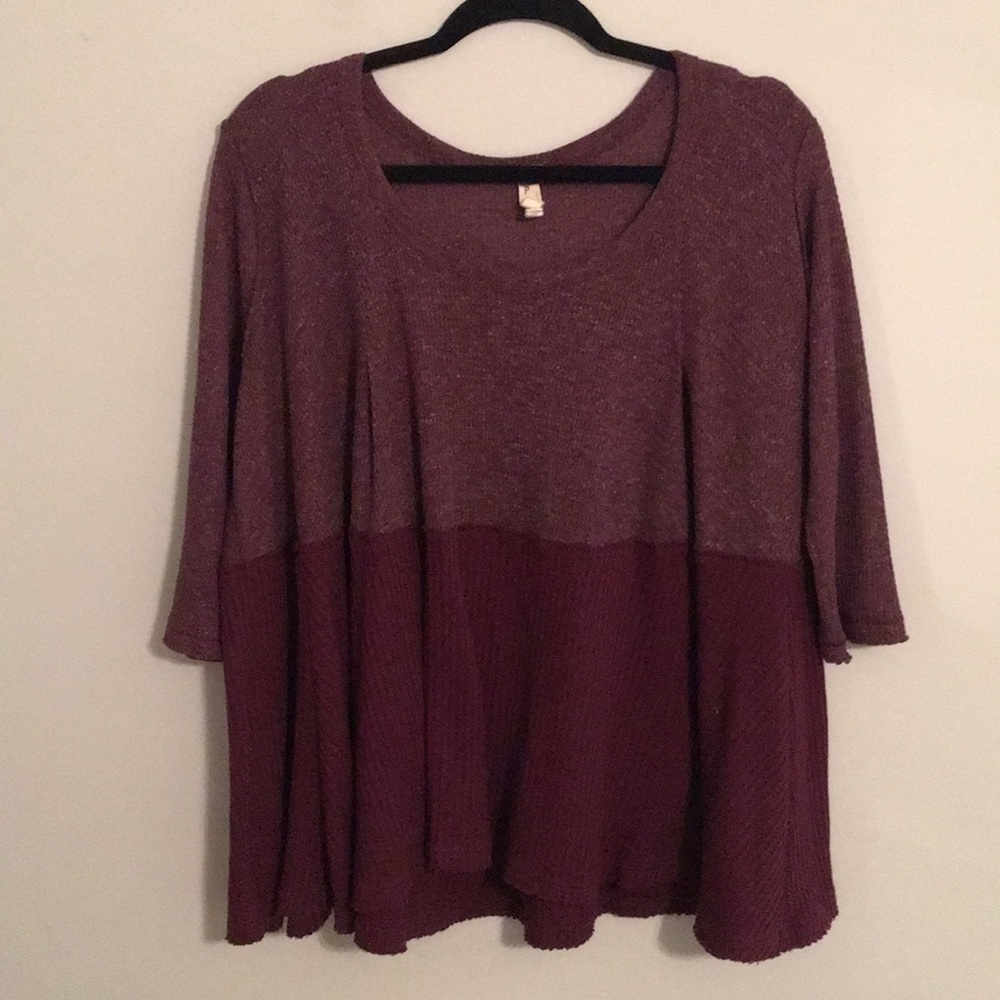 Free People purple sweater